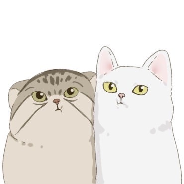 子育て相談（マヌルと白ねこのイラスト）
